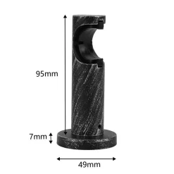 Online Ihanin verhotangon kannakkeet 28 mm mustakulta