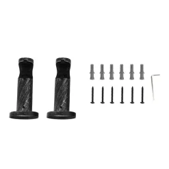 Online Ihanin verhotangon kannakkeet 28 mm mustakulta