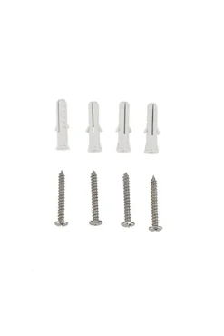 Clearance Ihanin verhotangon kannakkeet 19 mm mattavalkoinen