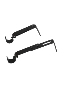 Ihanin verhotangon kannakkeet 19 mm mattamusta