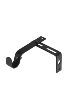 Ihanin verhotangon kannakkeet 19 mm mattamusta