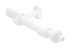 verhotanko 240 cm puinen valkoinen*Ihanin Outlet