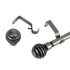 Sale Ihanin verhotanko Alma 160-330 cm antrasiitti