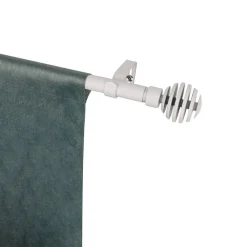 Discount Ihanin verhotanko Alma 120-210 cm mattavalkoinen