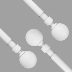 Hot Ihanin verhotanko Mira 120-210 cm mattavalkoinen