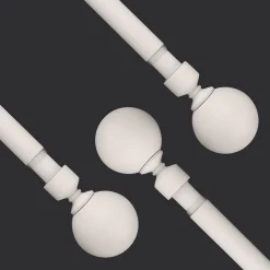 Sale Ihanin verhotanko Mira 160-310 cm mattavalkoinen