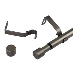 New Ihanin verhotanko Sofia 120-210 cm antrasiitti