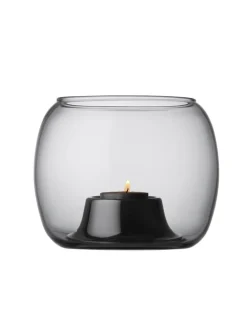 New Iittala Kaasa Kynttilälyhty 141x115 mm harmaa
