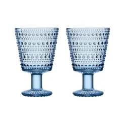 Best Iittala Kastehelmi Juomalasi 26 cl vedensininen 2kpl