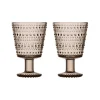 Kastehelmi Juomalasi 26 cl pellava 2kpl*Iittala Clearance