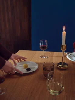 Nappula kynttilänjalka 183 mm messinki*Iittala Outlet