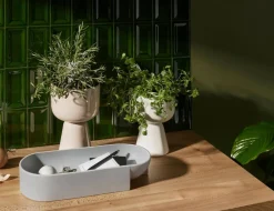 Nappula Ruukku 230x155 mm valkea*Iittala Discount