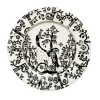 Taika Lautanen 22 cm musta*Iittala
