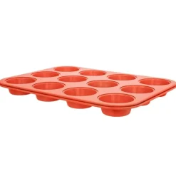 muffinssivuoka 12 kpl oranssi*Iloleipuri New