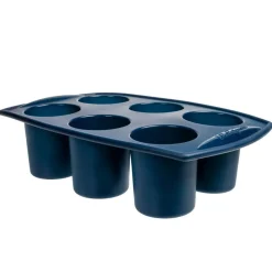 Hot Iloleipuri syvä vuoka 6 kupin sininen