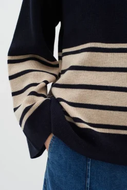 Best InWear neule GittellW 303148 Musta / Beige