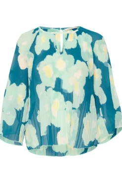 Discount InWear pusero HendraIW Top Green Poetic Flower 302765