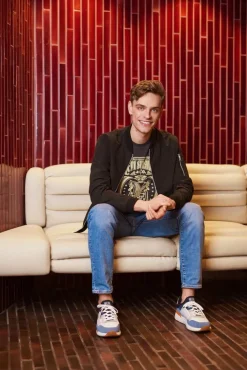 Online Jack & Jones takki JJerush bomber Black