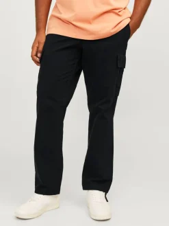 Clearance Jack & Jones Plus Jack Jones Plus cargohousut Jpstkane Jjbarkley Black