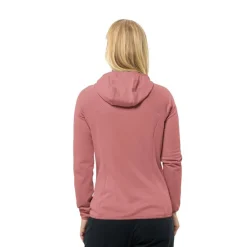 Discount Jack Wolfskin fleece Kolbenberg hooded fz W J0127 Mineral red