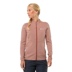 New Jack Wolfskin fleecetakki Tervern W 2919 Rose dawn