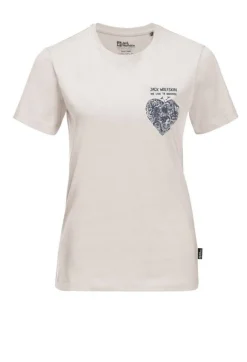 Jack Wolfskin t-paita Discover Heart W 5629 Sea shell