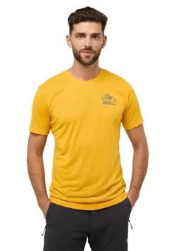 Clearance Jack Wolfskin t-paita Vonnan Graphic G0054 Fresh orange