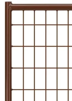 Jämpti MEDI ovielementti ruskea, lev. 200 cm, kork. 185 cm*Ju00e4mpti New