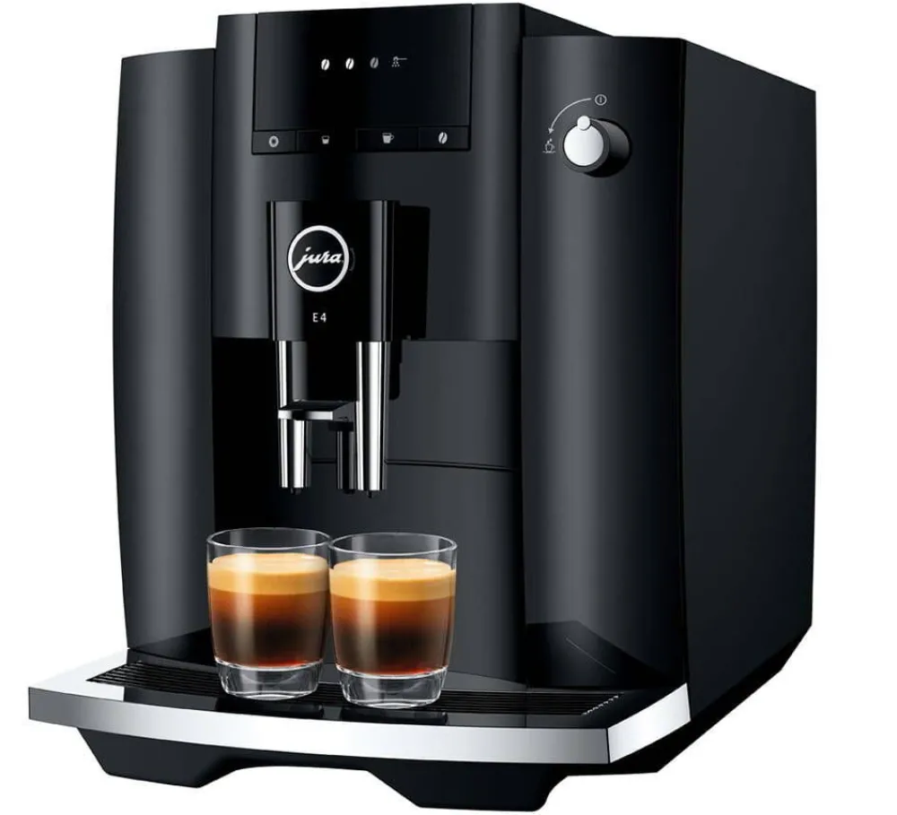 kahviautomaatti E4 Piano Black (EA)*Jura Outlet