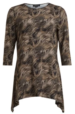 Online Kaija S tunika Lara Brown / ruskea