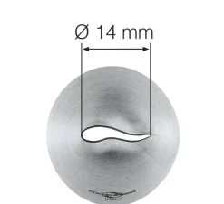 Küchenprofi tylla ruusu käänteellä 14 mm*Ku00fcchenprofi Clearance