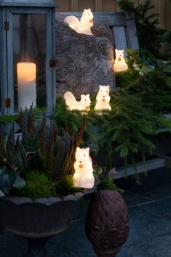 akryylivalosarja Oravat 5 kpl/setti 40 x LED*Konstsmide New