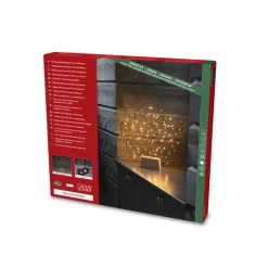 Metallikoriste 100 x amber LED*Konstsmide New