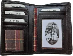 Outlet Koski Pystymallinen nahkalompakko Musta