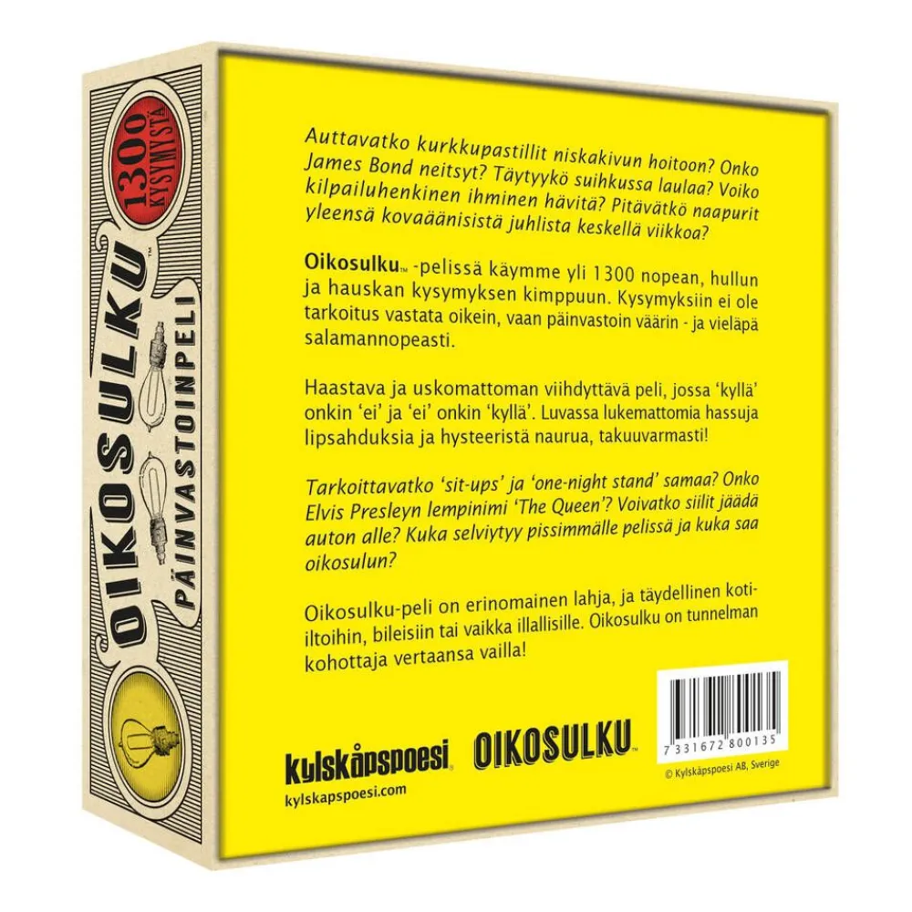 Sale Kylsku00e5pspoesi Kylskåpspoesi partypeli Oikosulku