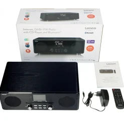 Discount Lenco internetradio DIR-260 musta