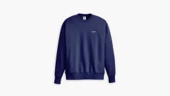 Outlet Levi's college 0002 Authentic Crew 0002 Sargasso Sea Garment Dye