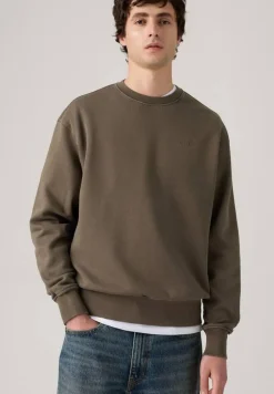 Sale Levi's college Authentic Crew 0034 Khaki Green