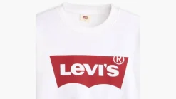 Discount Levi's collegepaita Everyday Crew Batwing White 0025 Batwing white