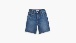 Levi's farkkushortsit Ribcage Bermuda Short 0001 Basic farkkusininen