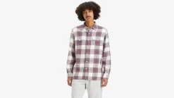 New Levi's paitatakki 0242 Jackson Worker Overshirt 0242 Huck Plaid Olive Night