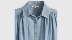 Discount Levi's pusero Gracen Comm sl blouse 0000 Vaaleansininen