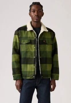 takki Relaxed Fit Plaid Trucker*Levi's New