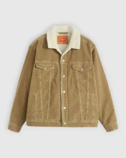 New Levi's takki Relaxed Fit Sherpa Trucker 0022 Timber Wolf