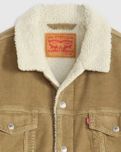 New Levi's takki Relaxed Fit Sherpa Trucker 0022 Timber Wolf