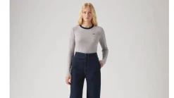 Online Levi's t-paita Essential HM LS Tee 0002 Navy blazer