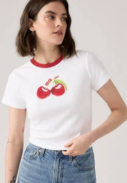 Hot Levi's t-paita GR Sporty Tee Cherry 0073 Fruit Cherry