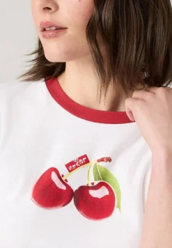 Hot Levi's t-paita GR Sporty Tee Cherry 0073 Fruit Cherry