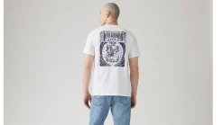 Levi's t-paita Graphic Crewneck Tee 1855 Brin Music Inspired White