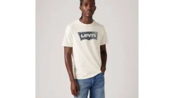 Clearance Levi's t-paita Graphic Crewneck Tee 1811 Batwing Bandana Fill Three Egret